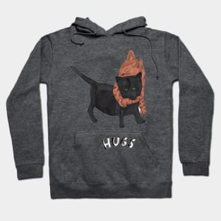 hugging cats Hoodie